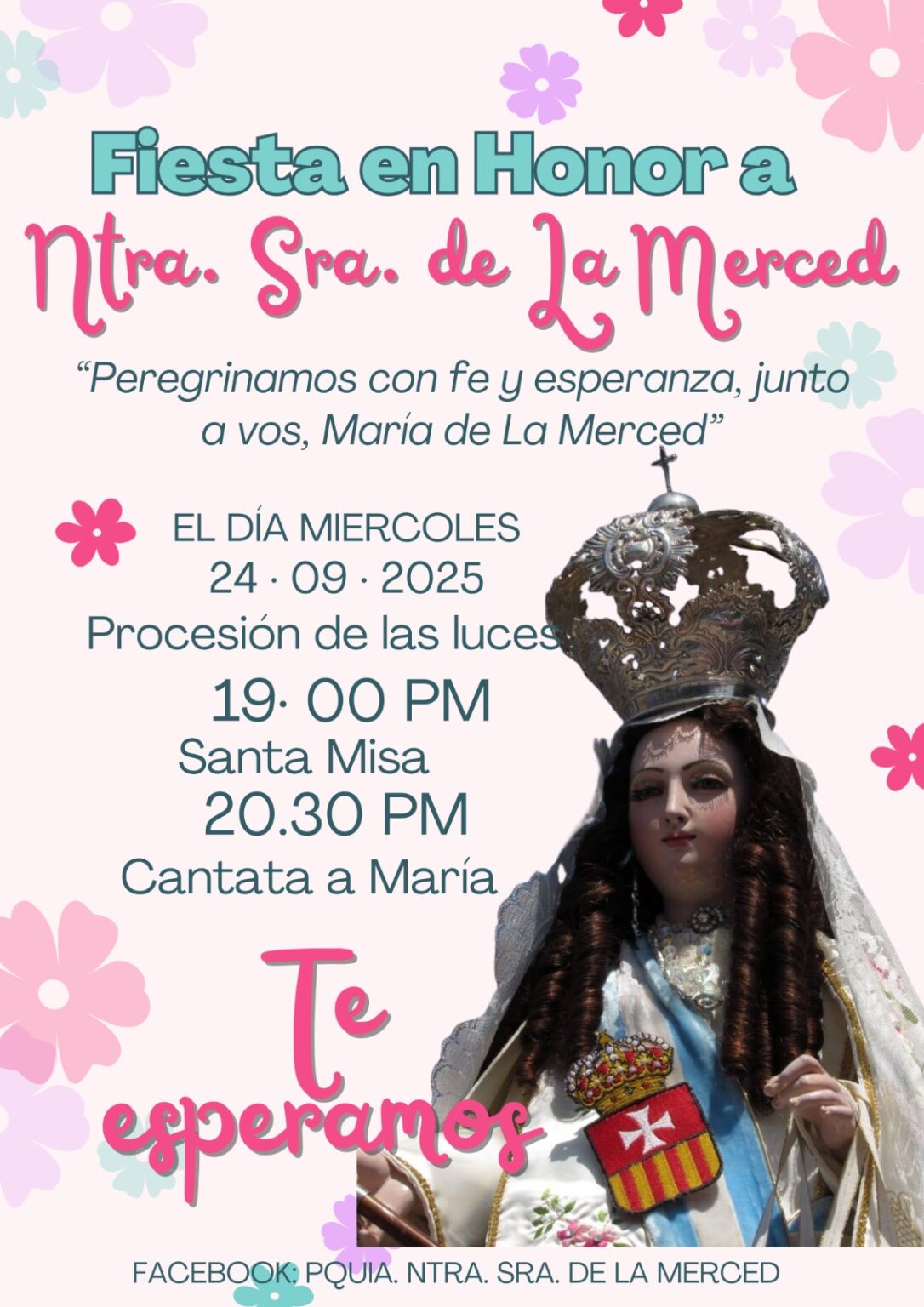 La Merced celebra sus Fiestas Patronales en honor a la Virgen de la Merced